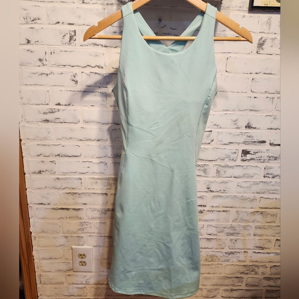 ZELOS Mint Green Active Tennis Dress